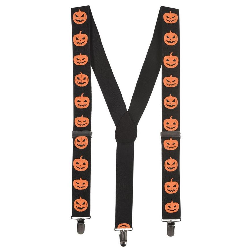 Evil Jack-o'-Lantern Suspenders