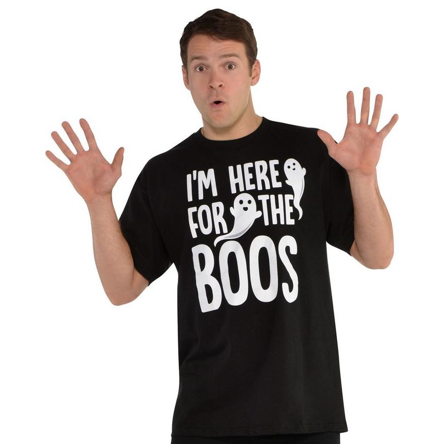Adult I'm Here for the Boos Ghost T-Shirt