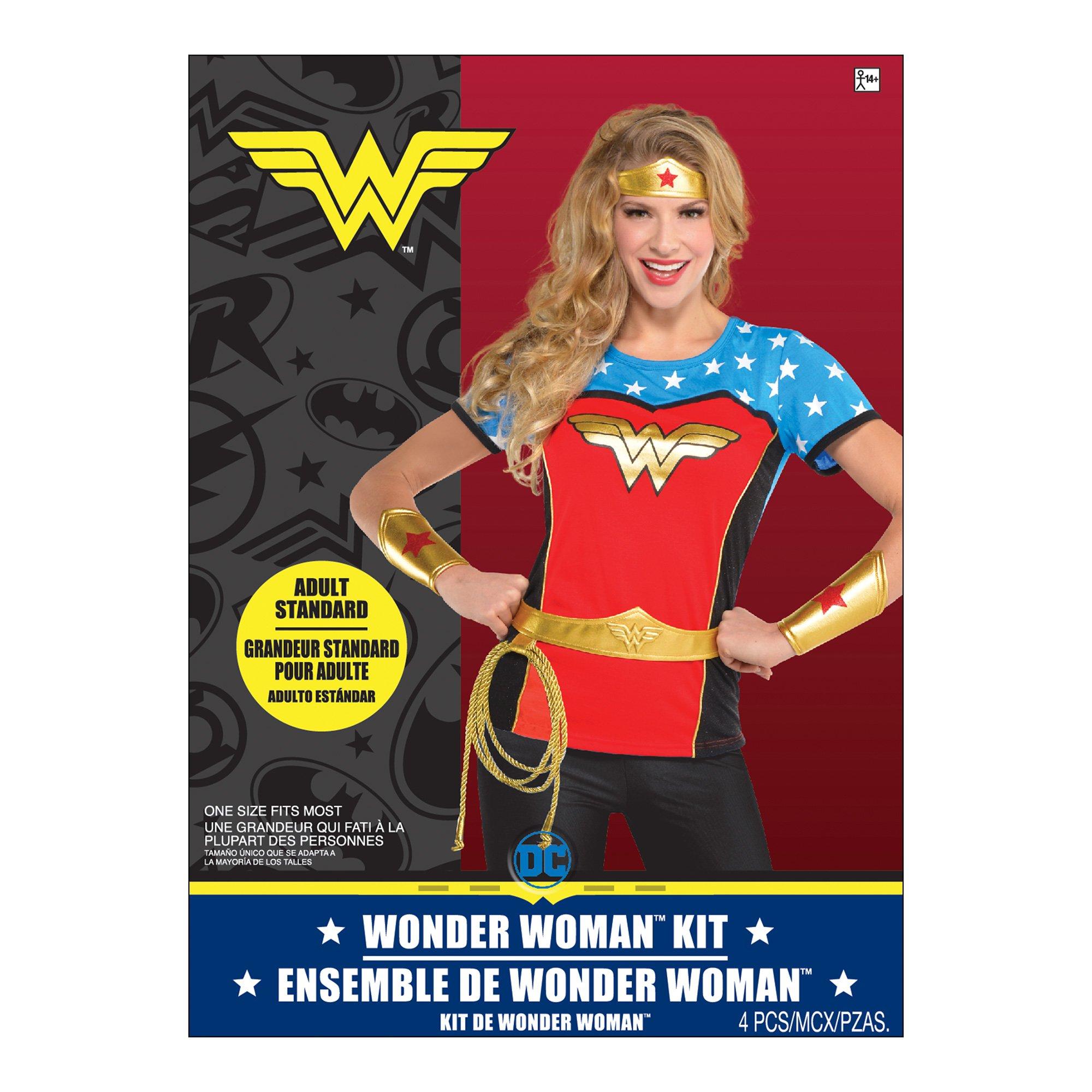 Adult Wonder Woman Costume Accessory Kit