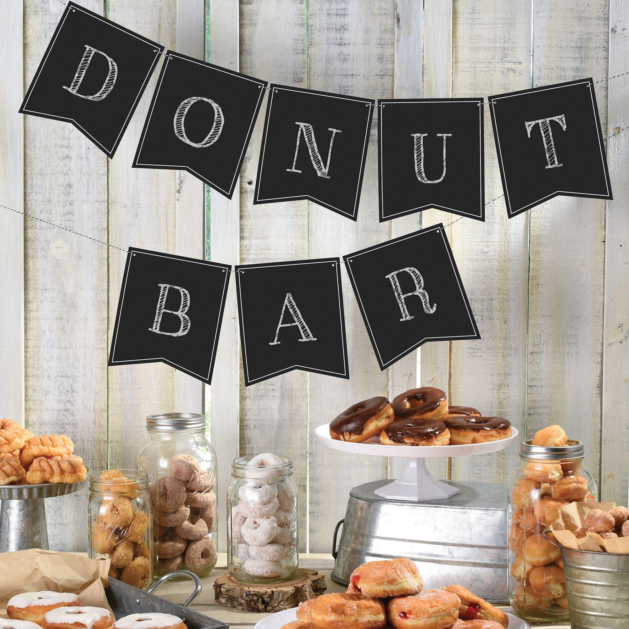 Chalkboard Pennant Banner 15ft x 7in Party City