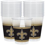 NFL New Orleans Saints Plastic Cups 25ct