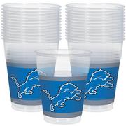 Detroit Lions Plastic Cups, 25ct