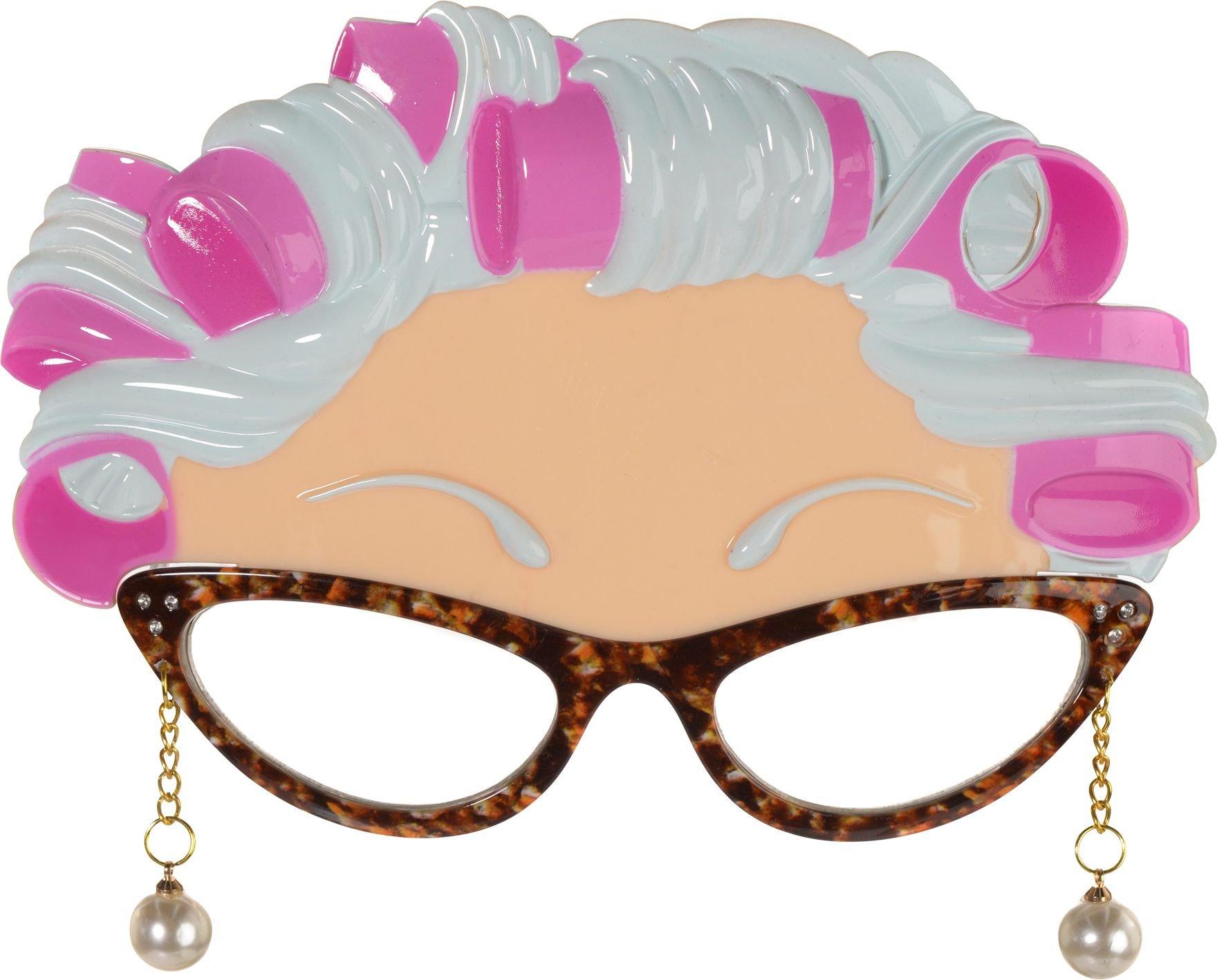 Old Lady Glasses 6 1 2in x 4 1 2in Party City