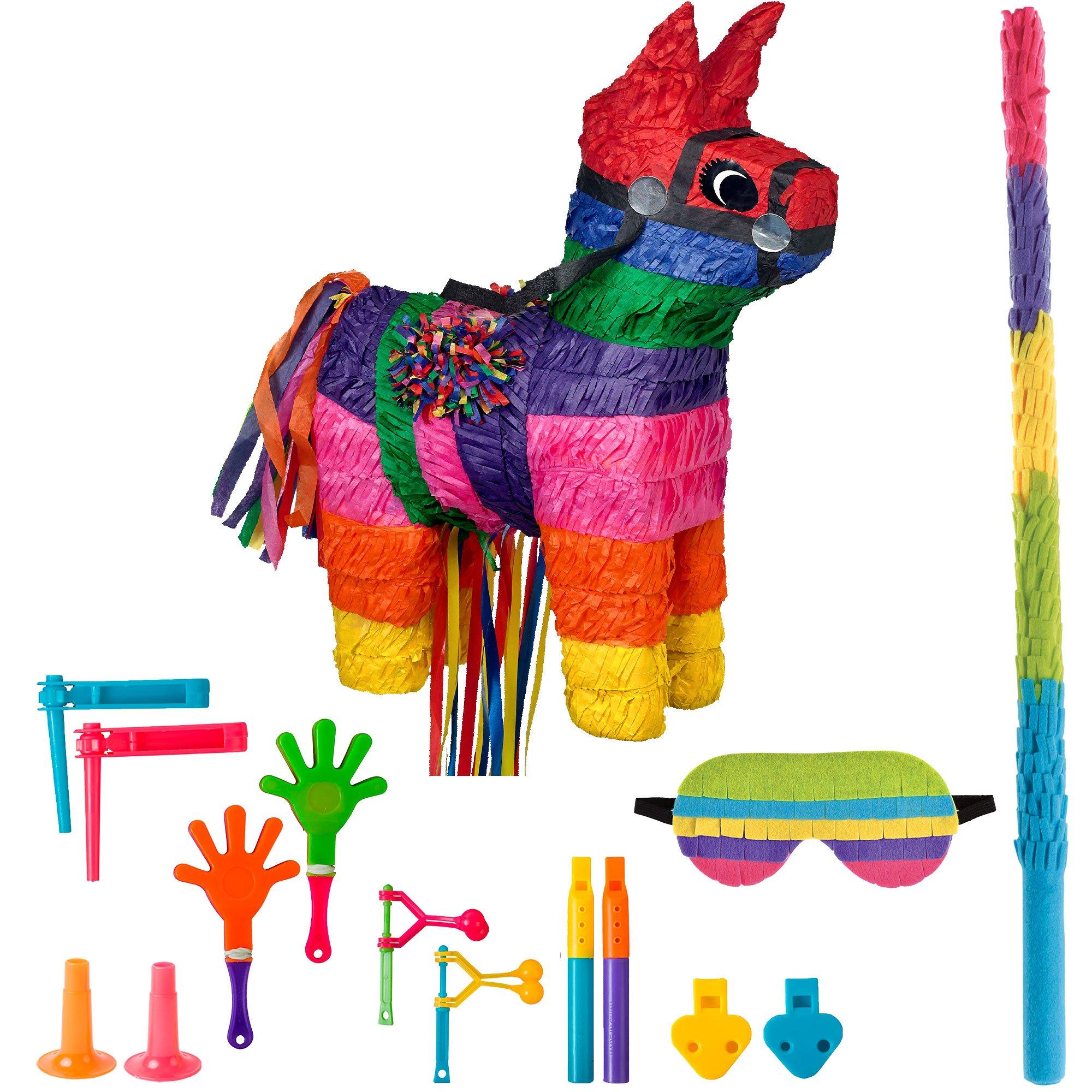 35 Pieces Mexican Party Supplies Fiesta Decorations Set Serape