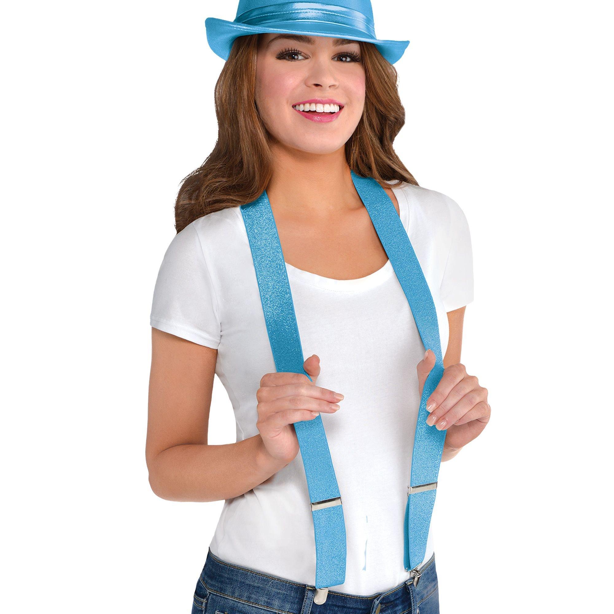 Light Blue Suspenders