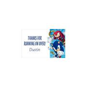 Custom Sonic the Hedgehog Thank You Note