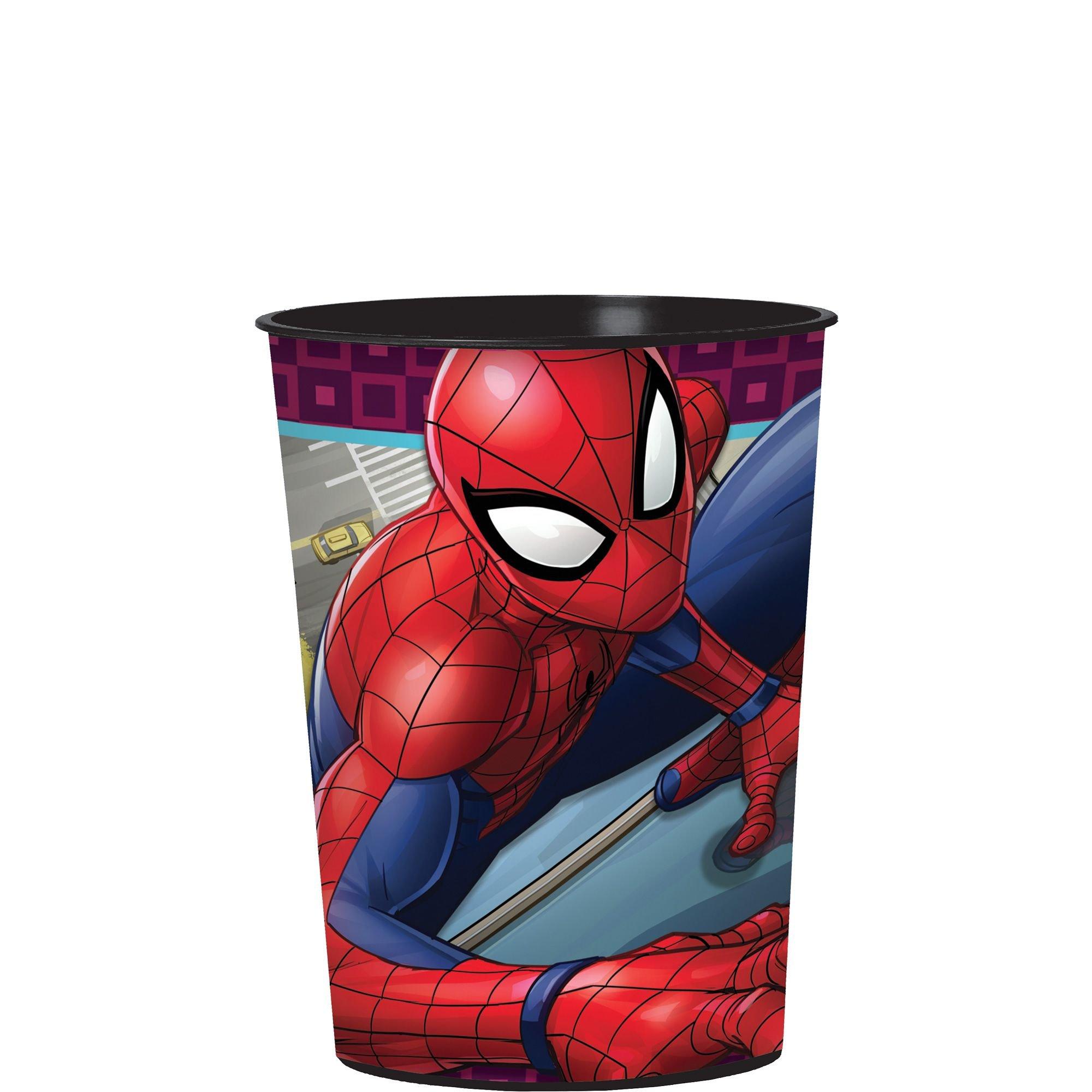 Marvel Spiderman Kids 16 Oz Reusable Cups Party Favor