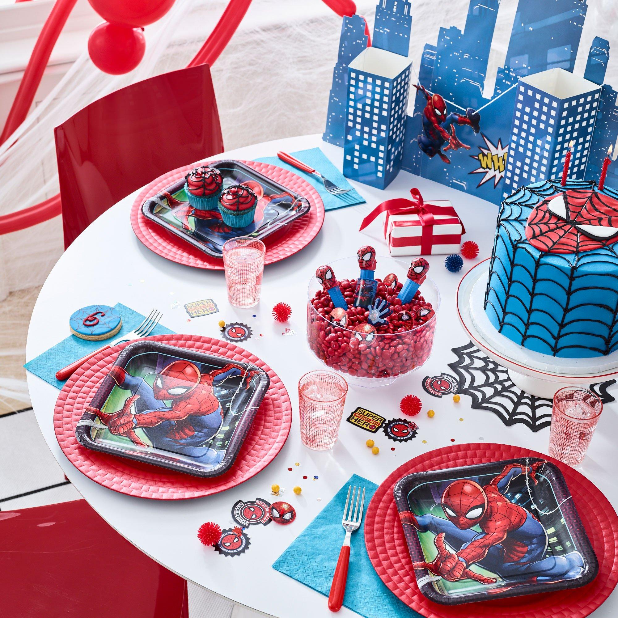 Spider-Man Webbed Wonder Lunch Plates 8ct