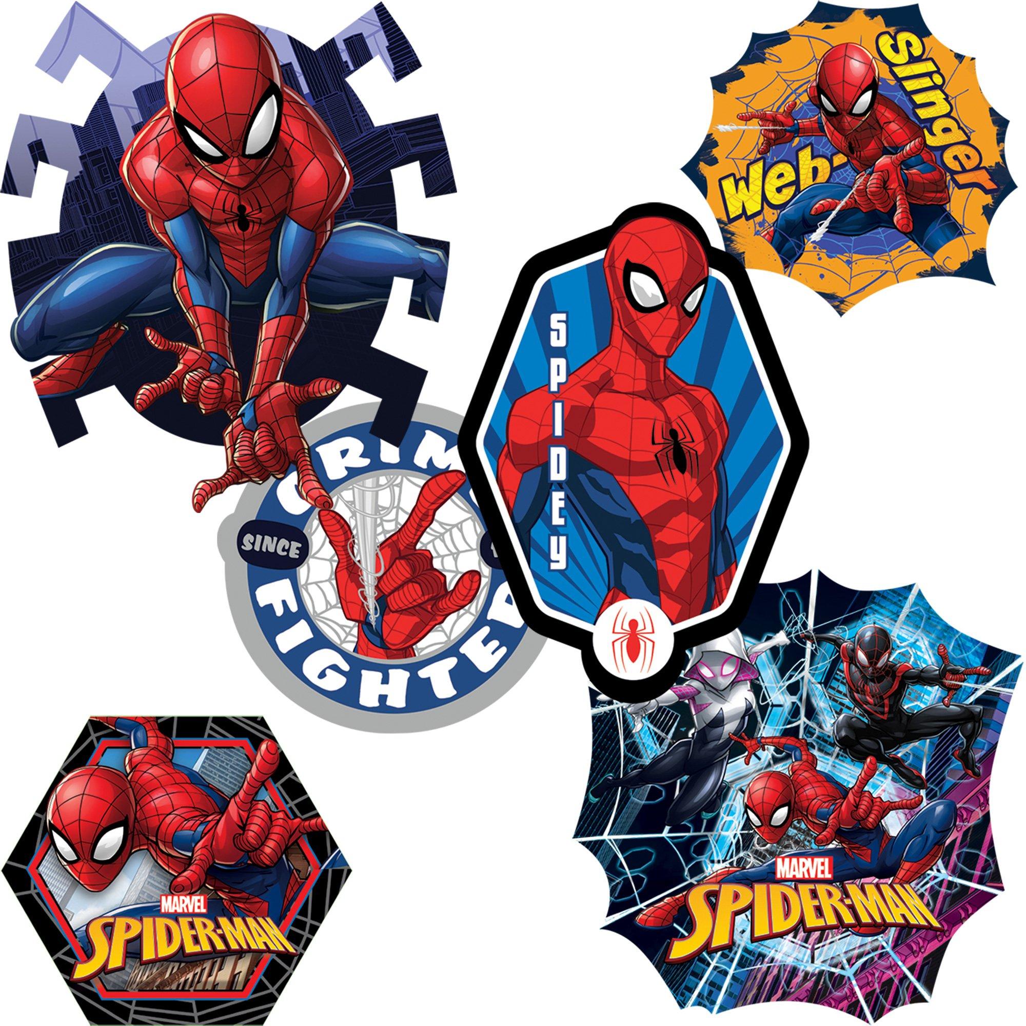 Spider-Man Webbed Wonder Swirl Decorations 12ct