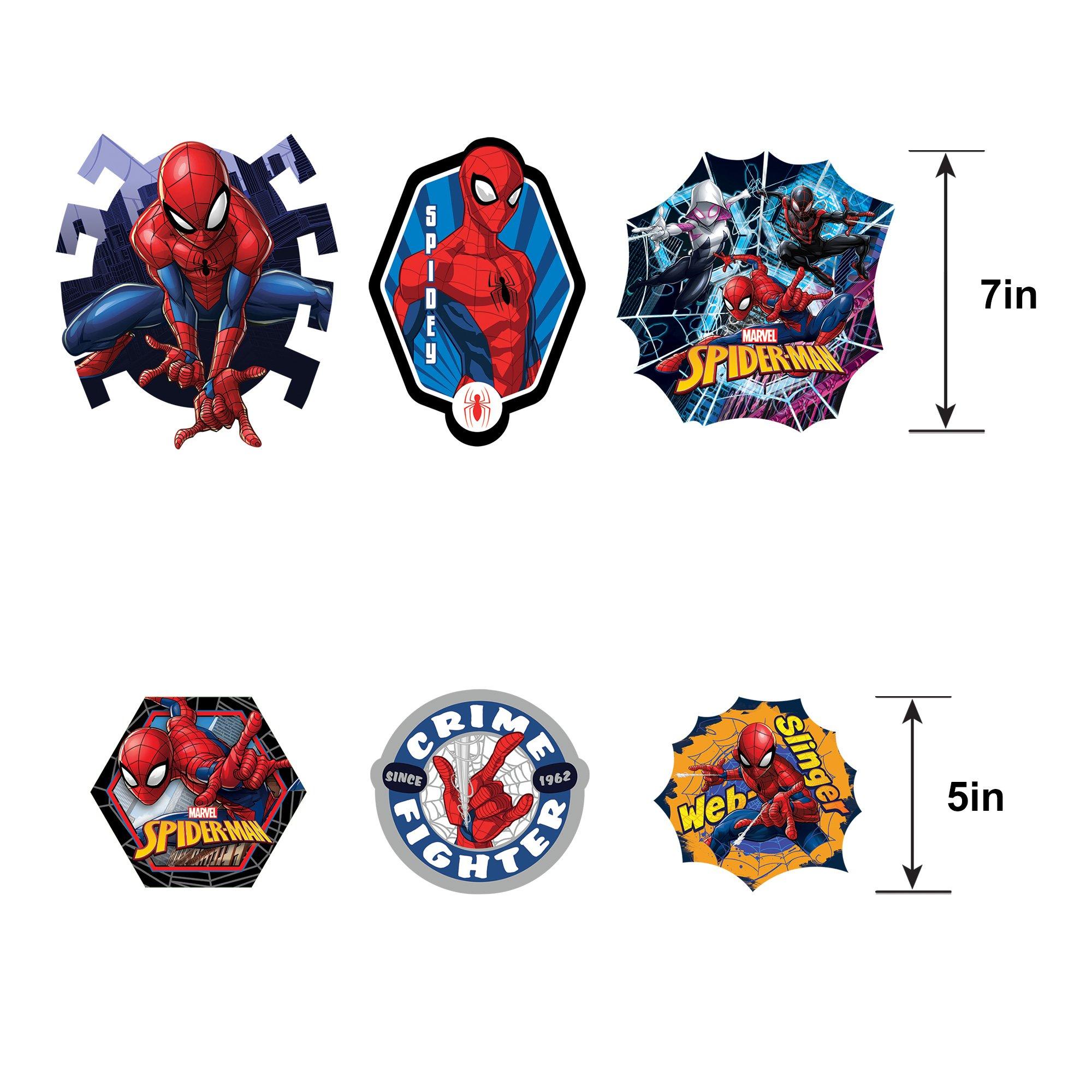 Spider-Man Webbed Wonder Swirl Decorations 12ct