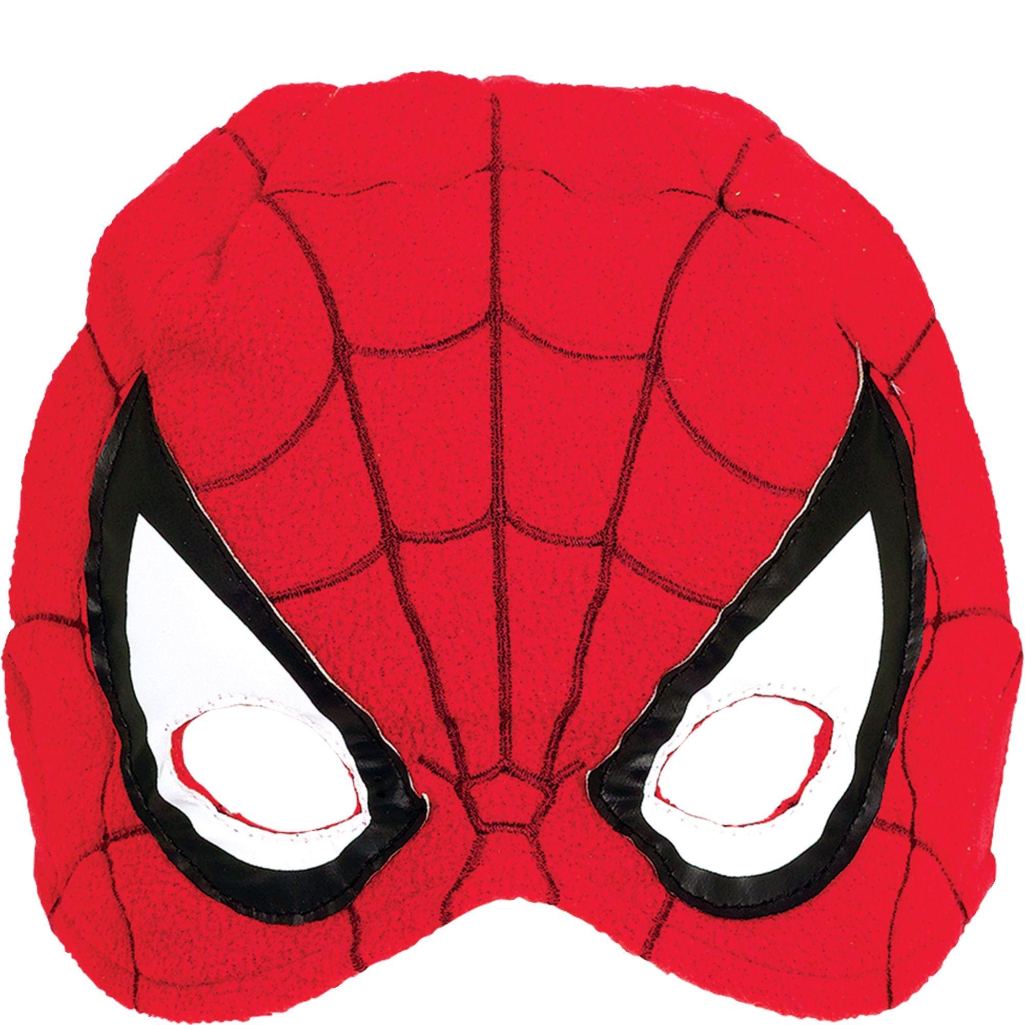 Official Marvel Spiderman Size Party Pack Children's Cardboard Face Mask  Costume
