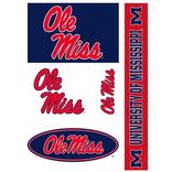 Ole Miss Rebels Decals 5ct