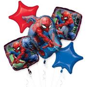 Spider-Man Balloon Bouquet 3rd Birthday Party Supplies Decorations Spiderman 