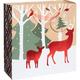 Reindeer Crossing Kraft Gift Bag