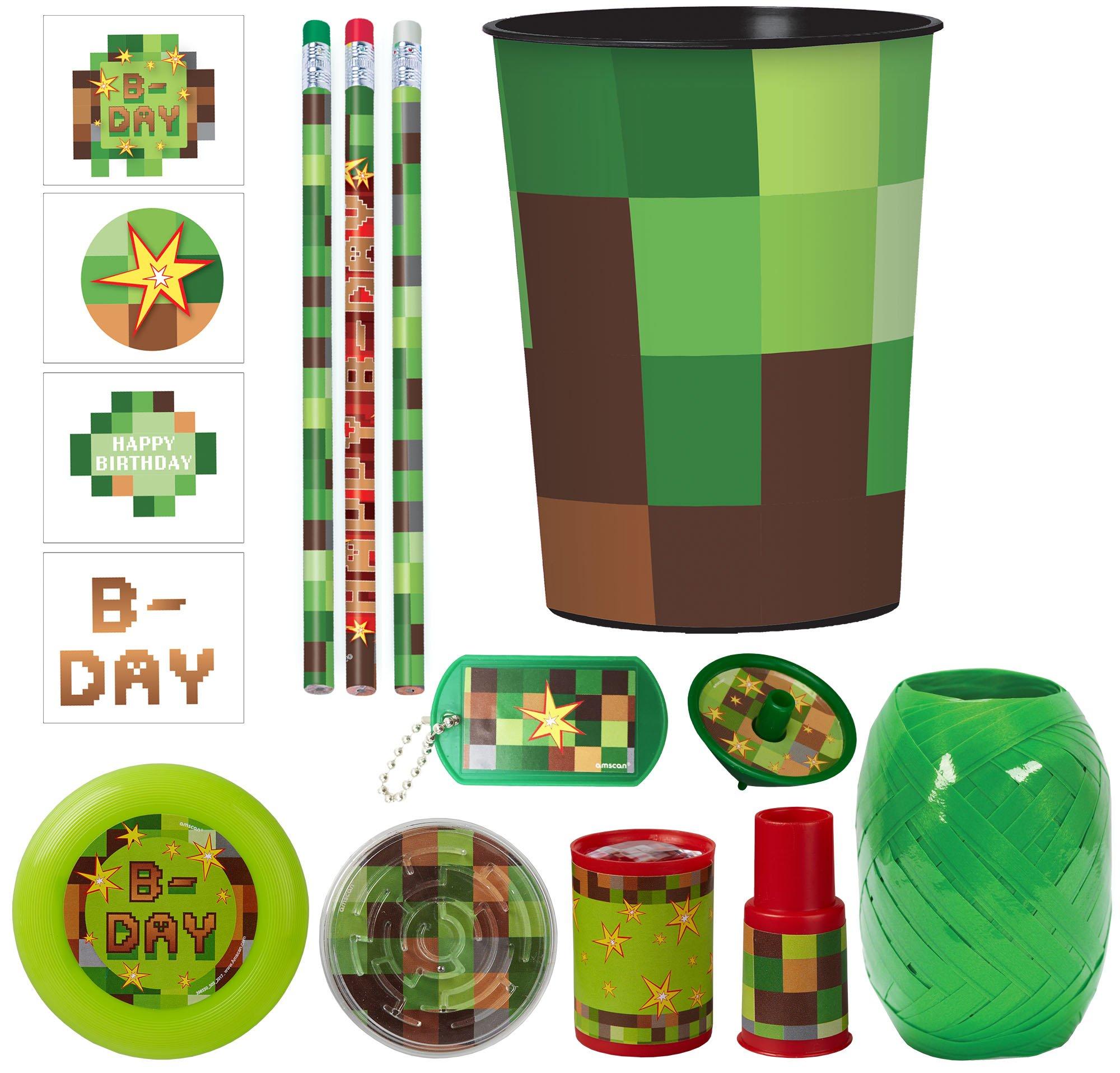 Pixelated Super Favor Kit for 8 Guests | Party City