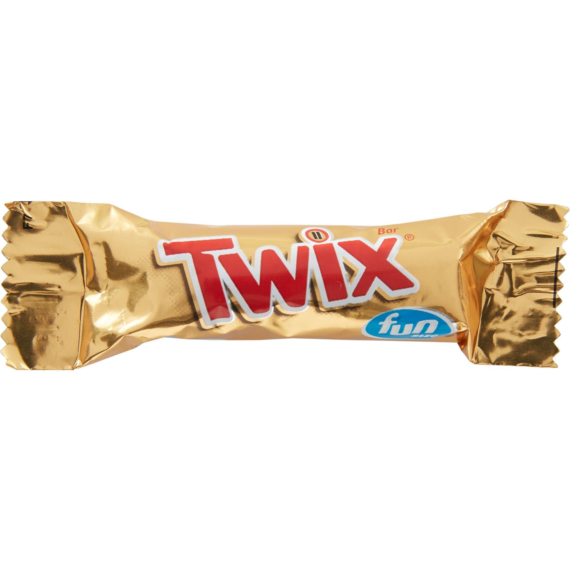 Twix Fun Size Cookie Candy Bar Caramel Chocolate, Fun Size