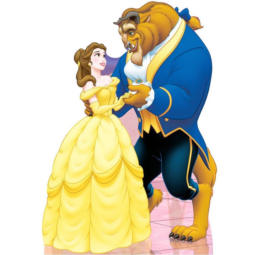 Beauty and the Beast Life-Size Cardboard Cutout 46in x 66in | Party City