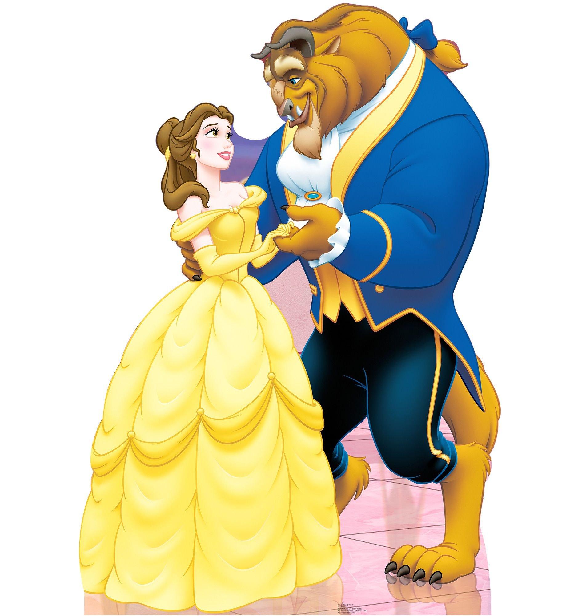Beauty and the Beast Life-Size Cardboard Cutout 46in x 66in | Party City