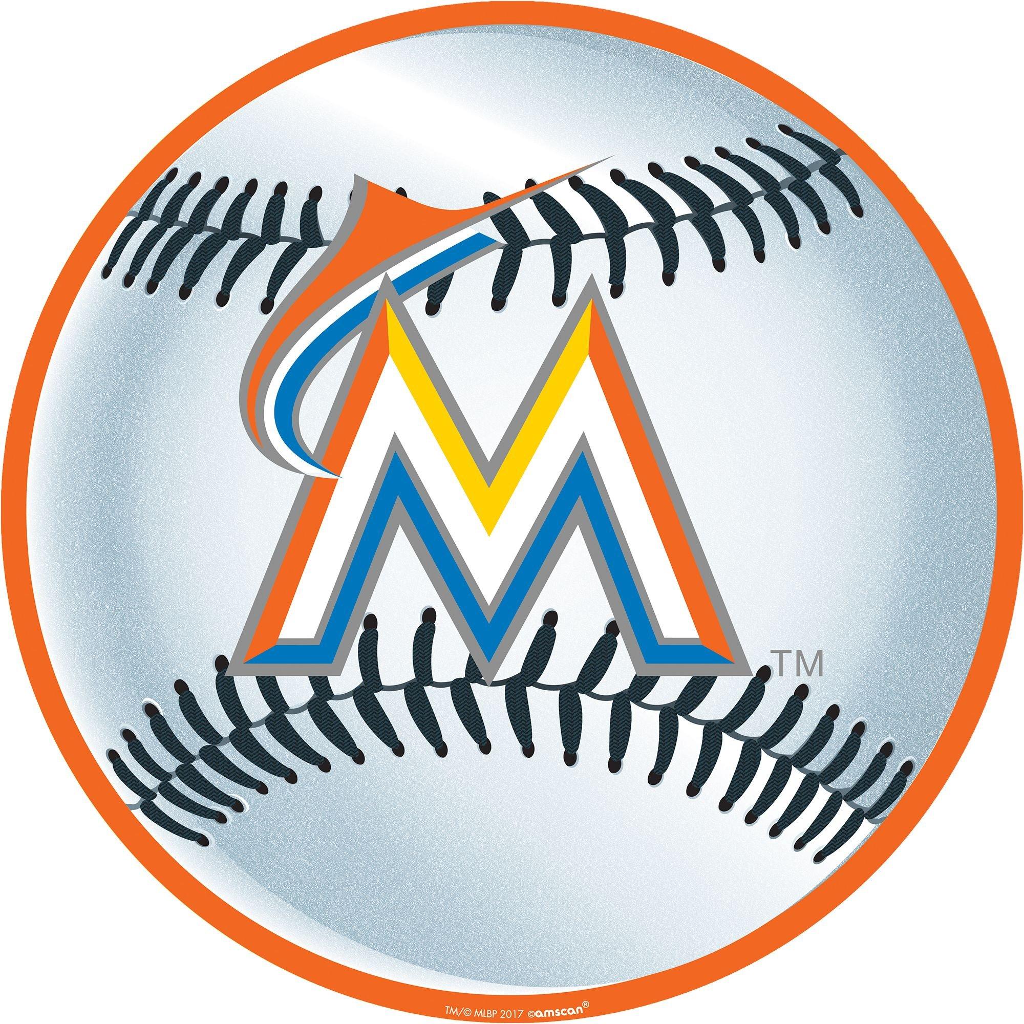 Baseball Miami Marlins Customized Number Kit for 2019 Spring