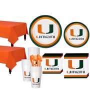 Miami Hurricanes Party Kit for 40 Guests