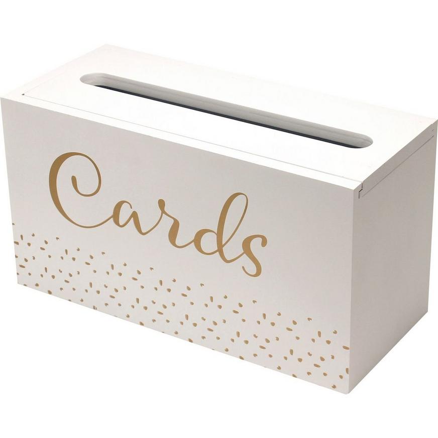 White Wedding Greeting Card Box Birthday Party Decoration Supply Gift Money Box 