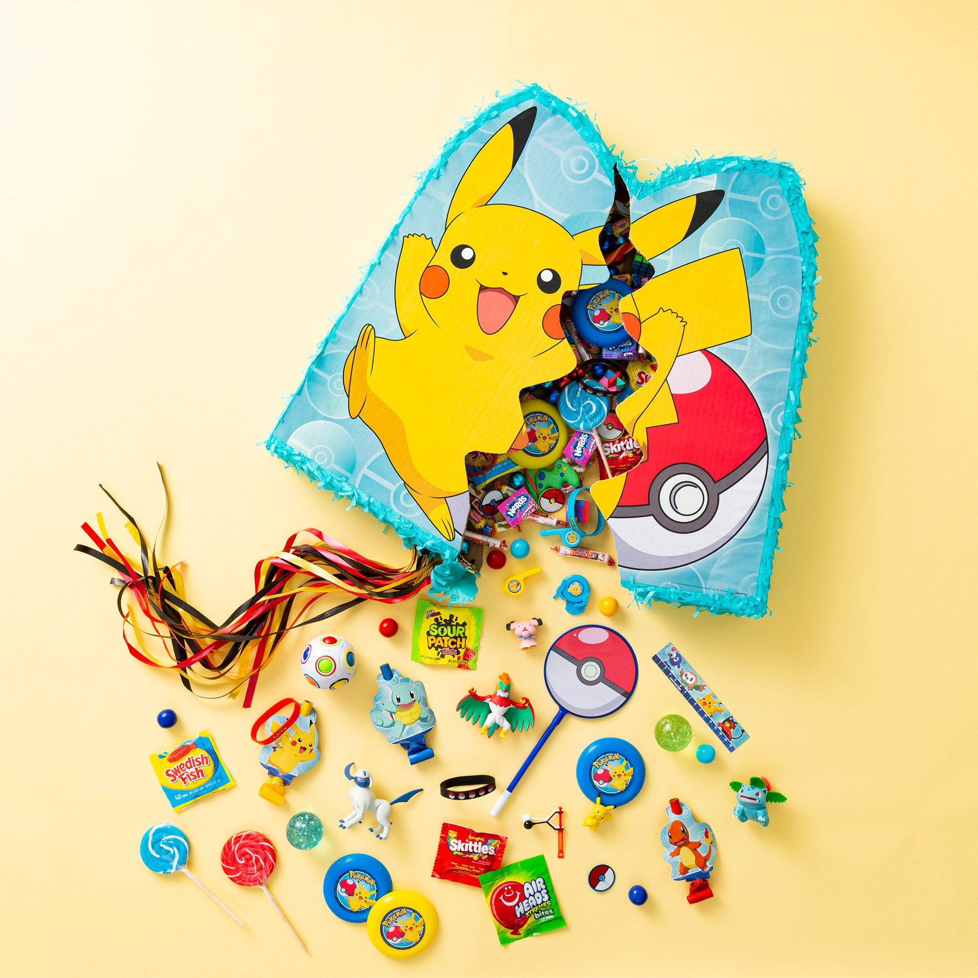 Filled Pinata smash Birthday Party sweets Pokémon GO Pikachu Poké Ball  Pokéball