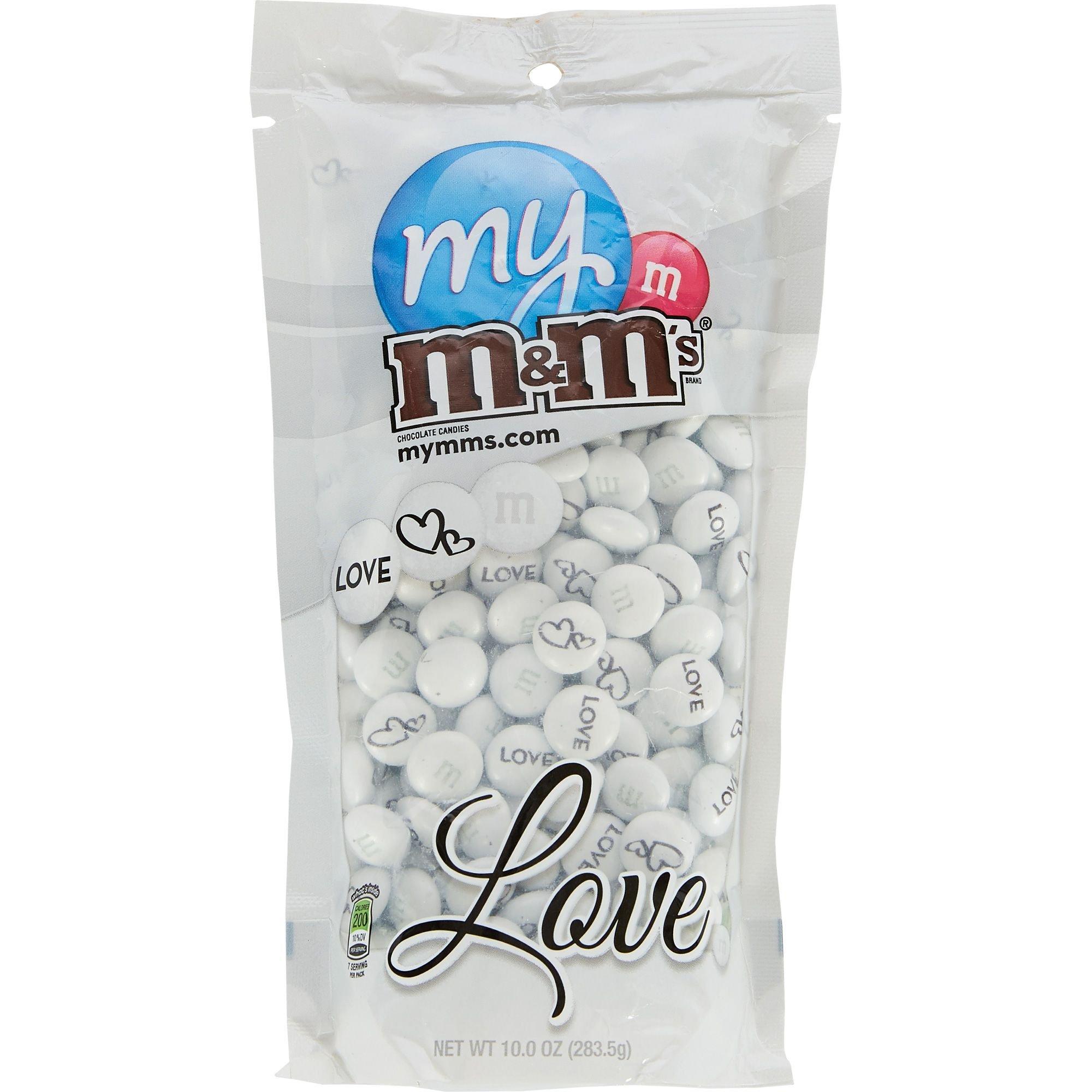 White M&M's Chocolate Candy