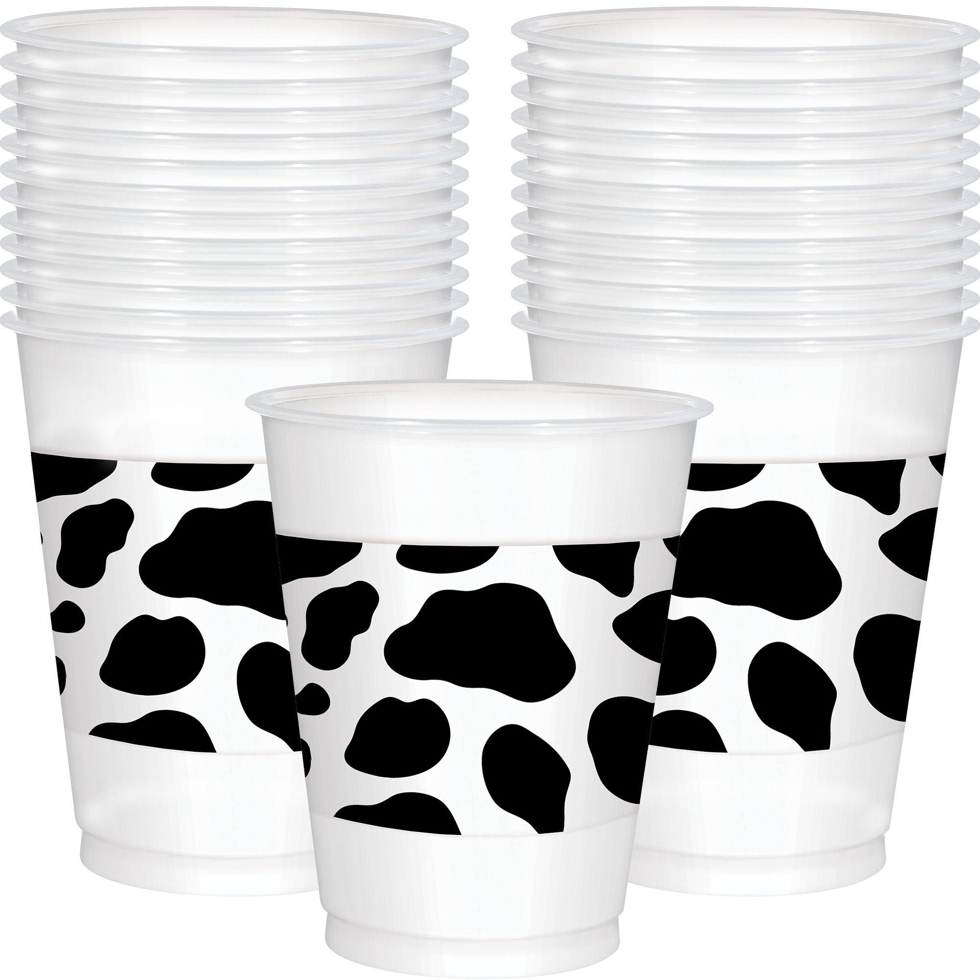 Western Printed Plastic Cups, 16 oz.