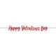 Glitter Valentine's Day Letter Banner