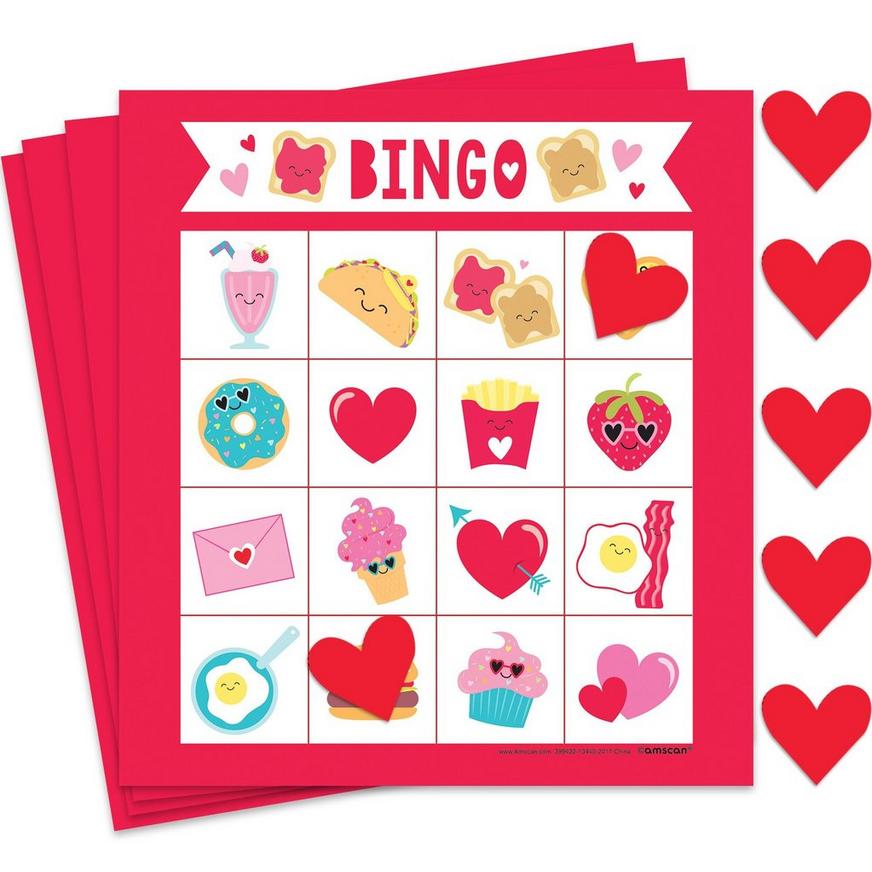 Food Valentine's Day Bingo