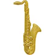 Glitter Gold Saxophone Sign