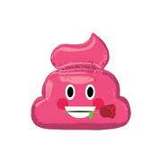 Pink Poop Icon Balloon, 25in