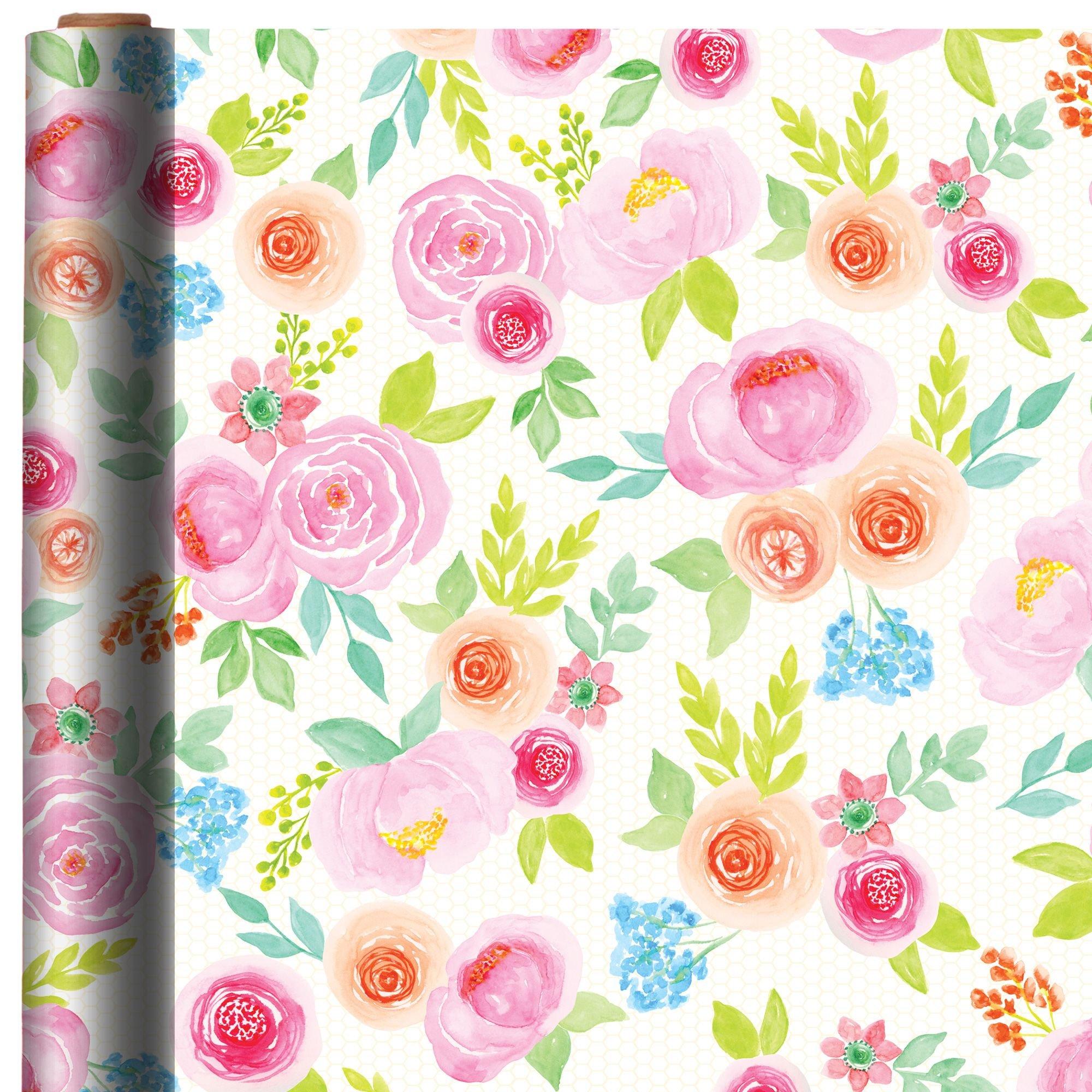 Flower Wrapping Paper Floral Gift Gift Bouquet Paper Package