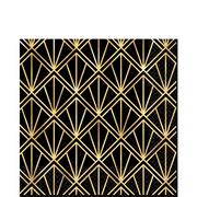 Metallic Hollywood Lunch Napkins 16ct