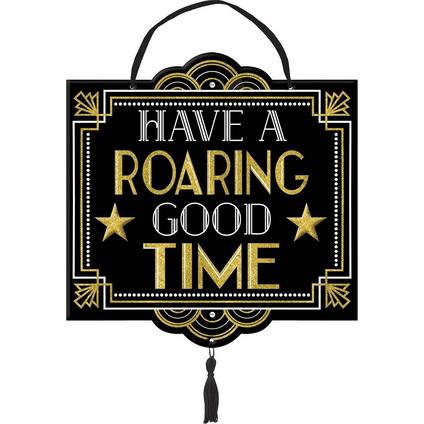Glitter Hollywood Roaring Good Time Sign
