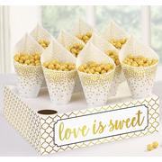 Love Is Sweet Snack Cones Kit 40ct