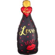 Valentine's Day Champagne Bottle Balloon, 35in