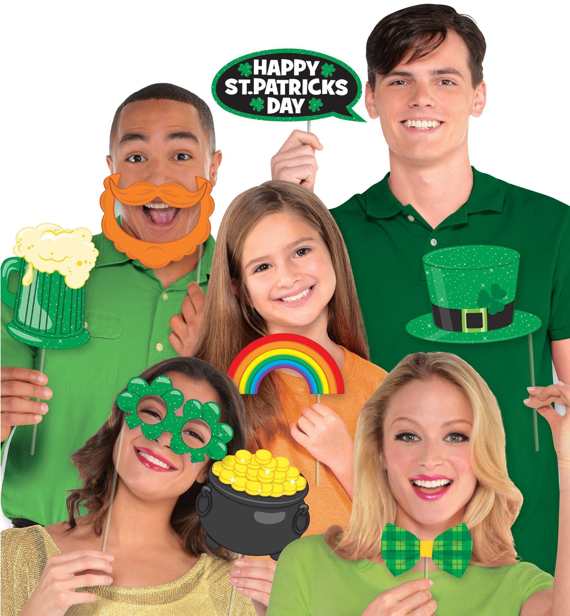 St. Patrick's Day Photo Booth Props 13ct