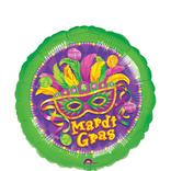 Masquerade Mardi Gras Balloon, 17in