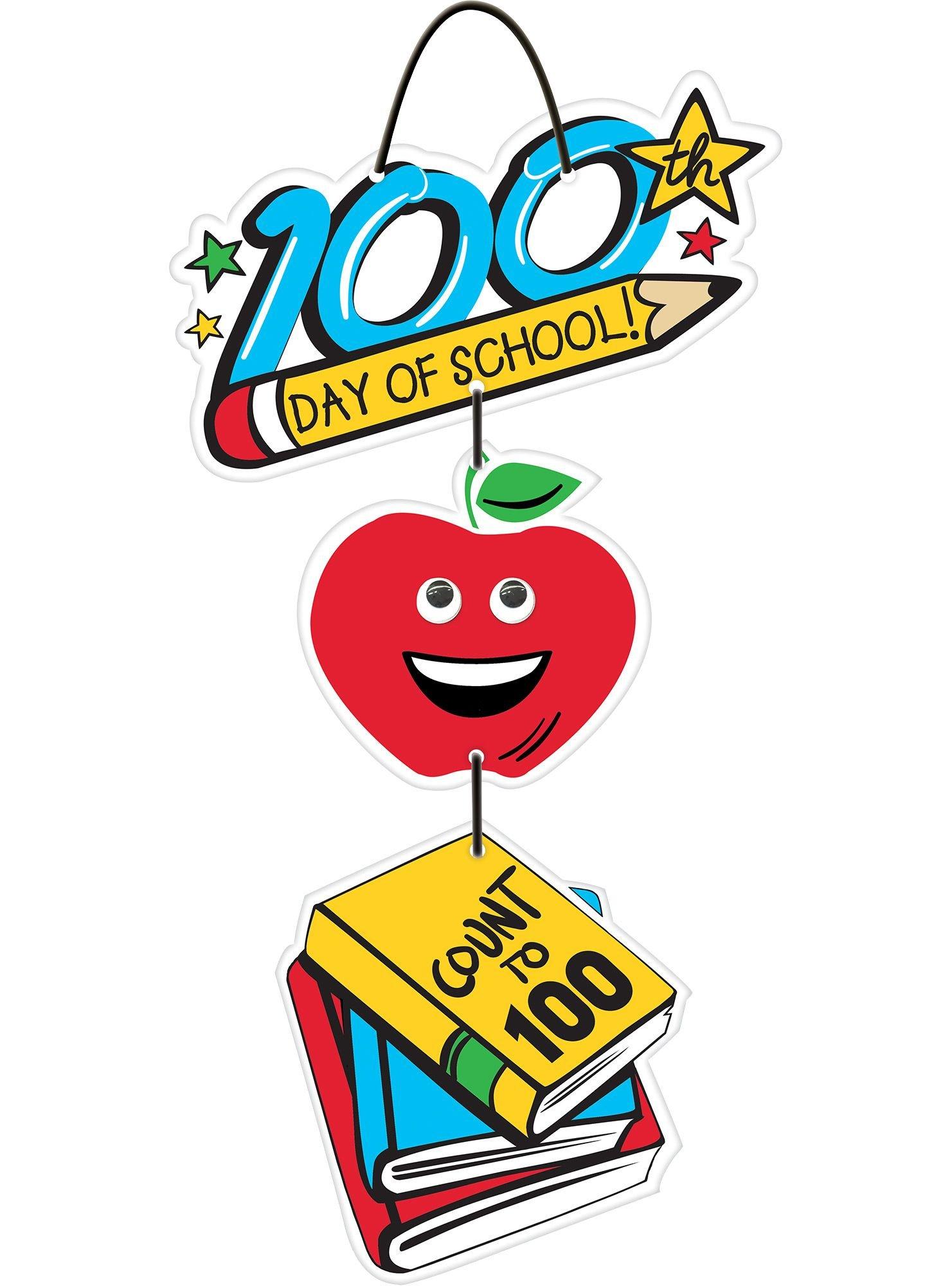 100th Day of School Stacked Sign