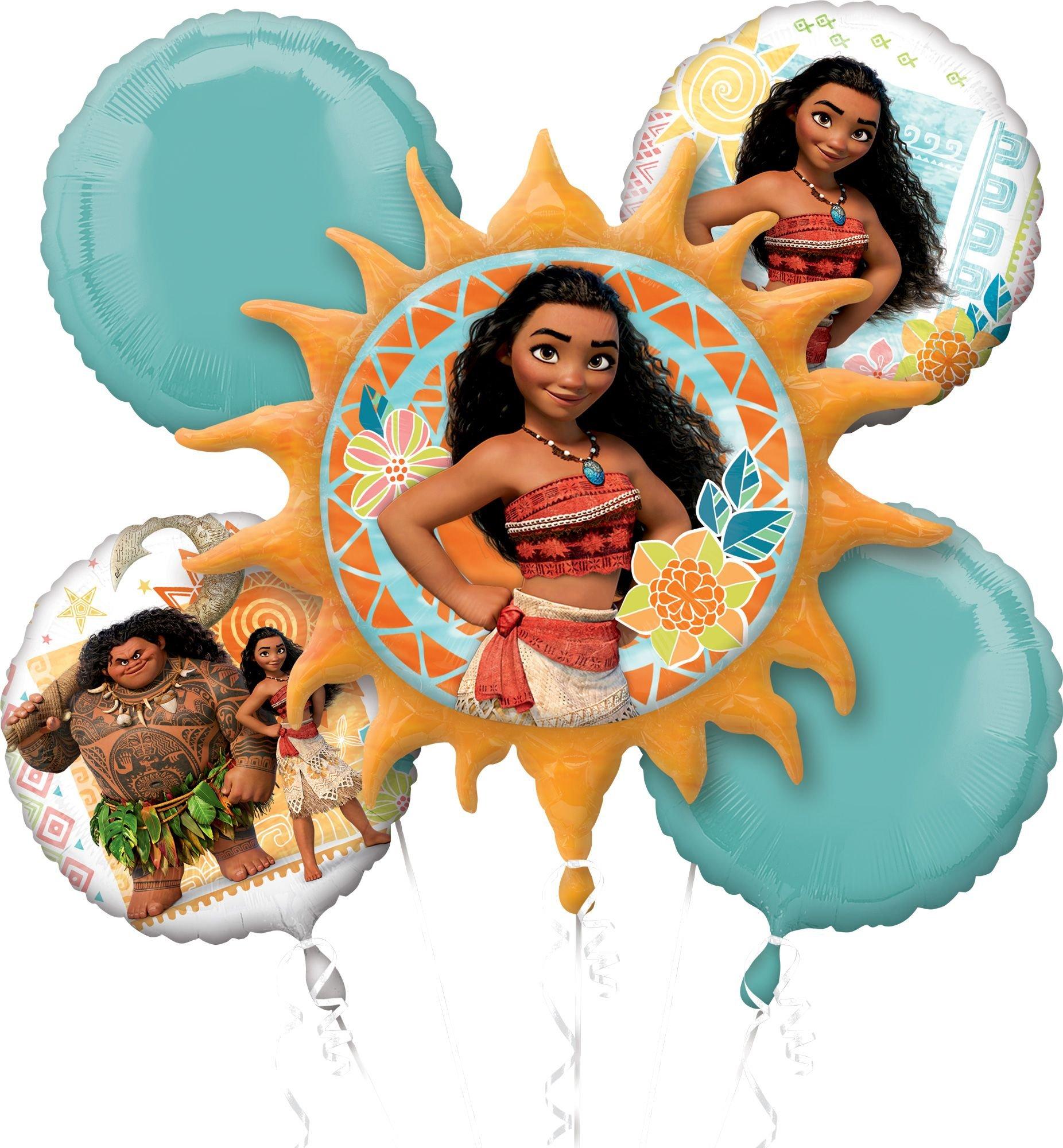 Moana Balloon Bouquet 5pc