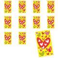 Jumbo Hearts Stickers 24ct