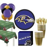 Super Baltimore Ravens Party Kit for 36 Guests