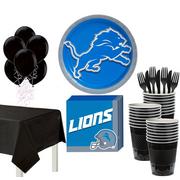 Super Detroit Lions Party Kit for 36 Guests