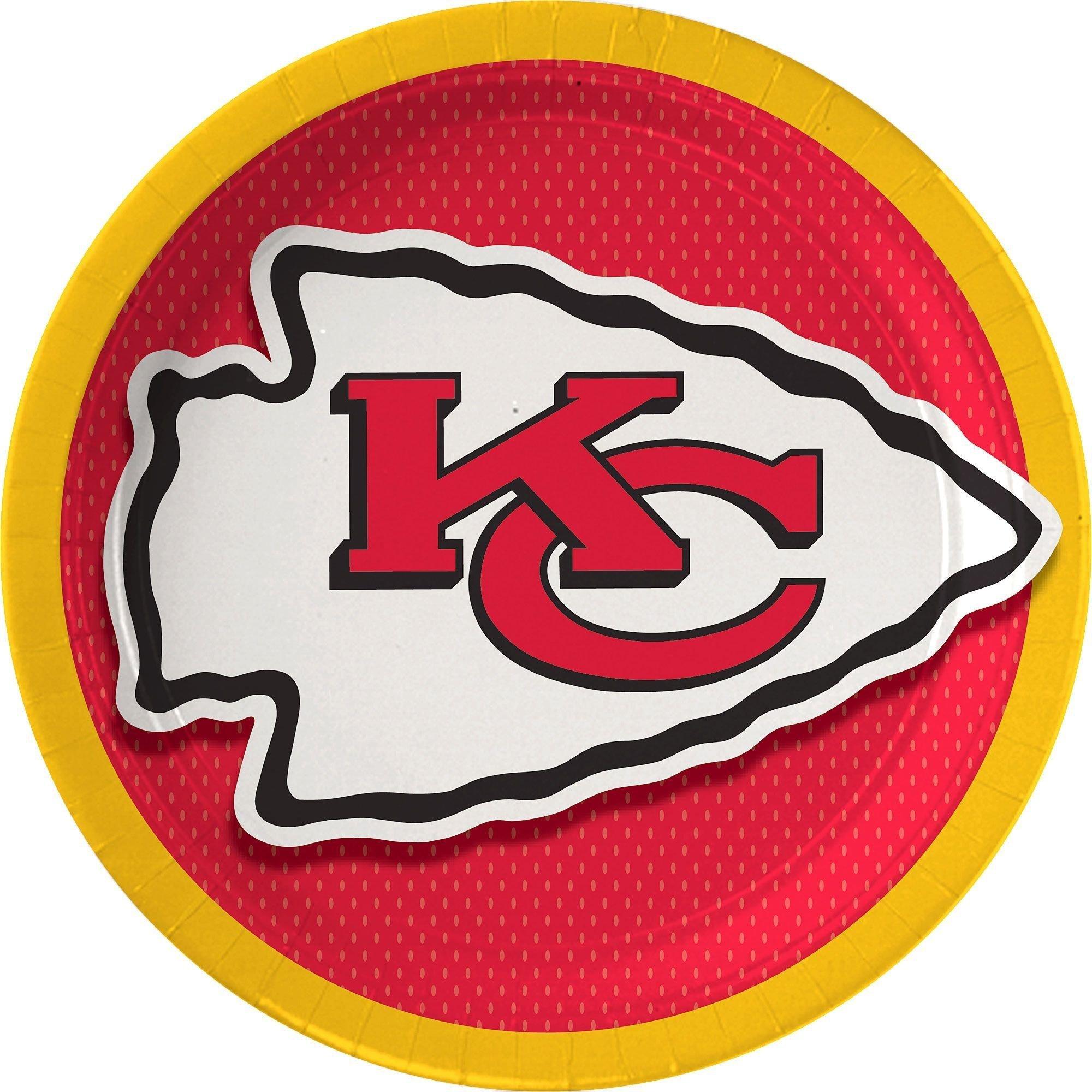 Kansas City Chiefs Game Day Party Supplies Kit, Serves 8