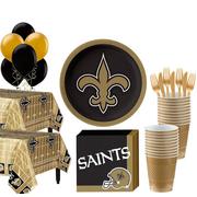 Super NFL New Orleans Saints Party Kit for 36 Guests