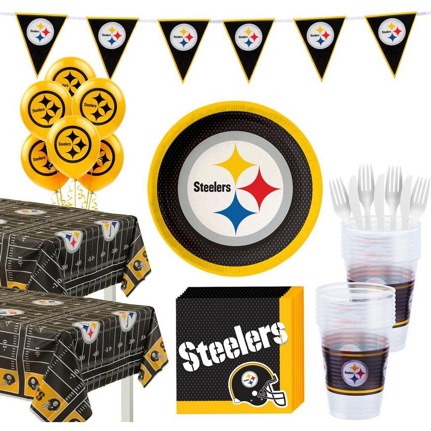 Super Pittsburgh Steelers Party Kit for 36 Guests
