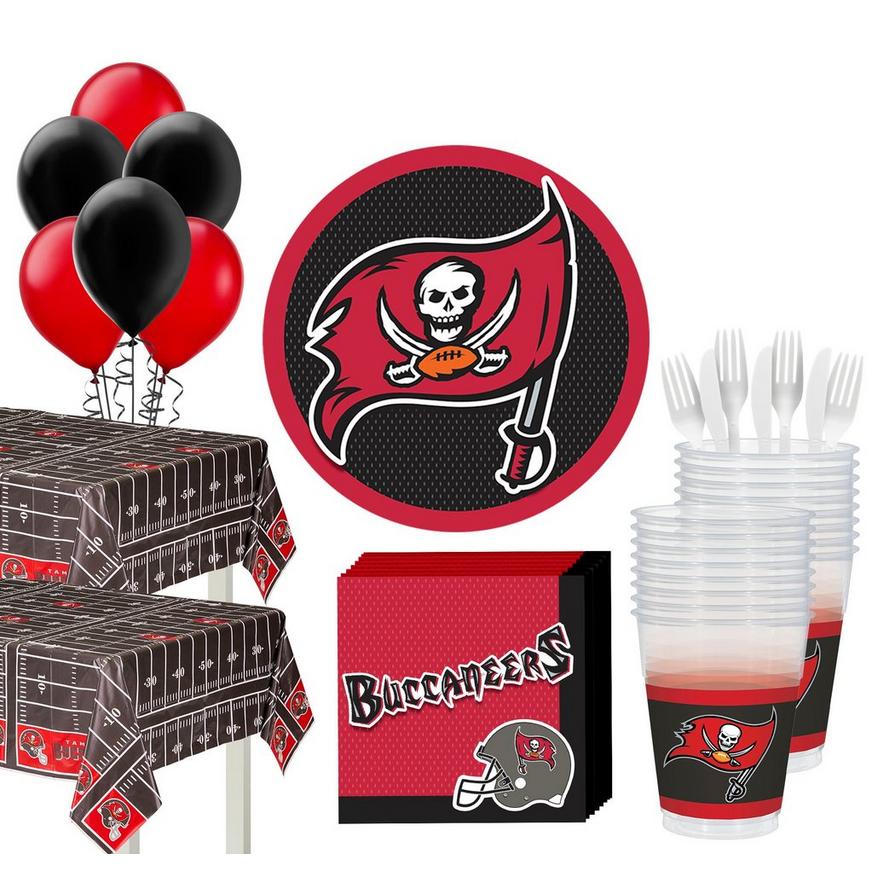 Super Tampa Bay Buccaneers Party Kit for 36 Guests