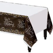 New Tablecloth Happy Birthday Plastic Table cover 