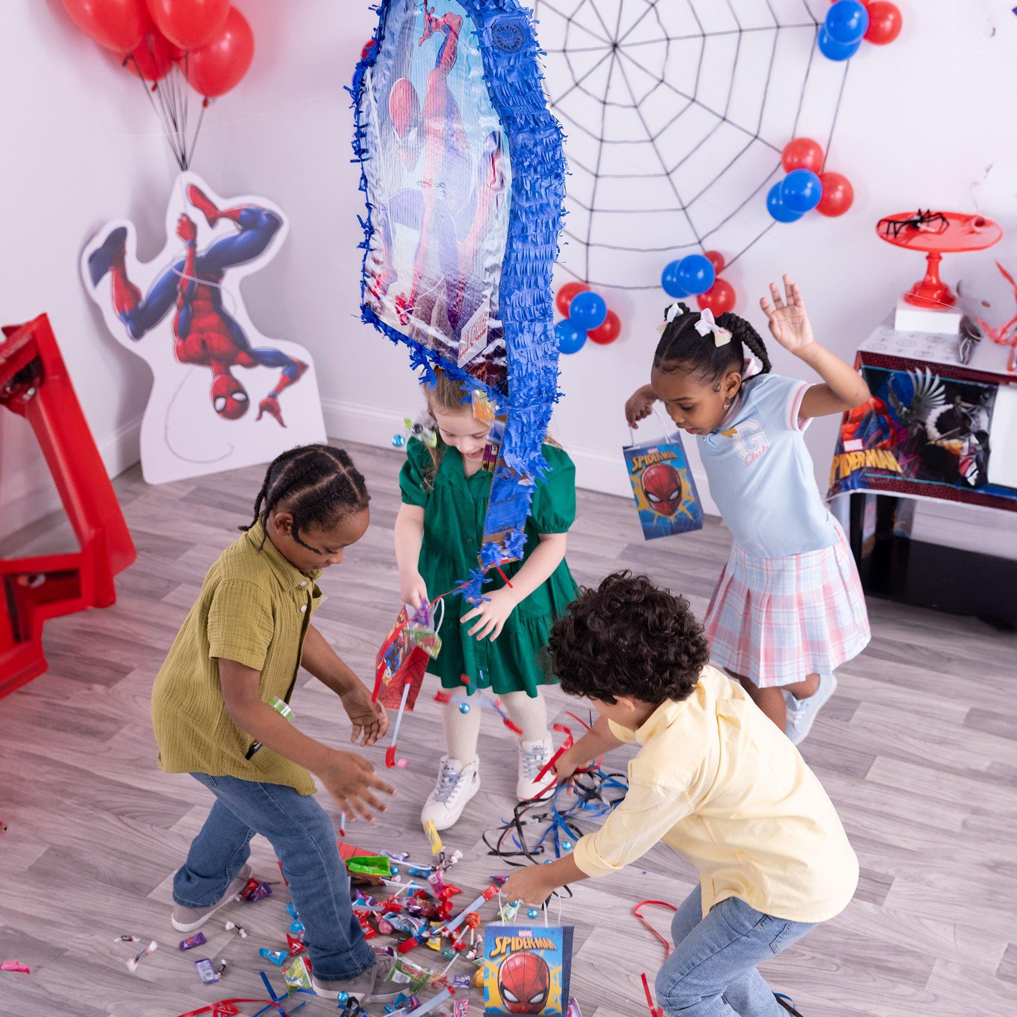 Pull String Blue Spider-Man Pinata